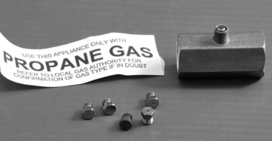 Westinghouse Simpson Electrolux Cooktop Oven Conversion kit LPG Nozzle Jet, Ghh16sng, gh 0609100107 h16, *0107